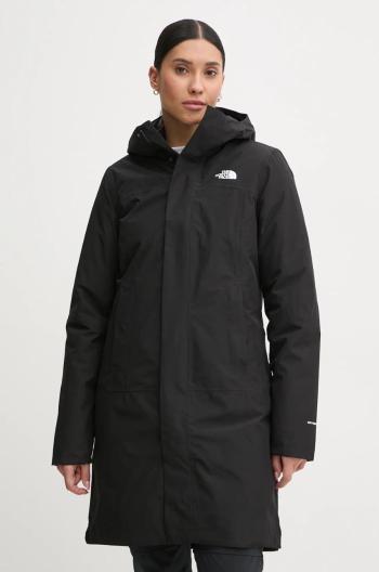 Páperová športová bunda The North Face Suzanne Triclimate 2.0 čierna farba, NF0A89JMJK31