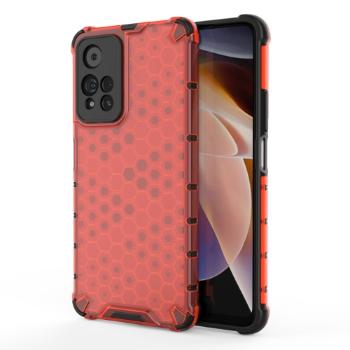 HONEYCOMB Ochranný kryt Xiaomi Redmi Note 11 Pro červený