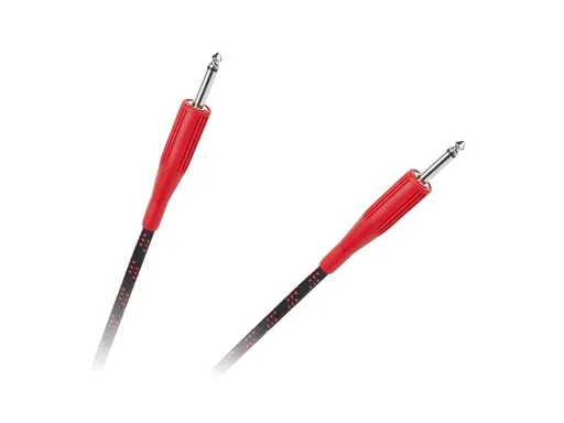 Kábel Jack 6,3mm mono konektor/Jack 6,3mm mono konektor CABLETECH KPO2758-3 3m