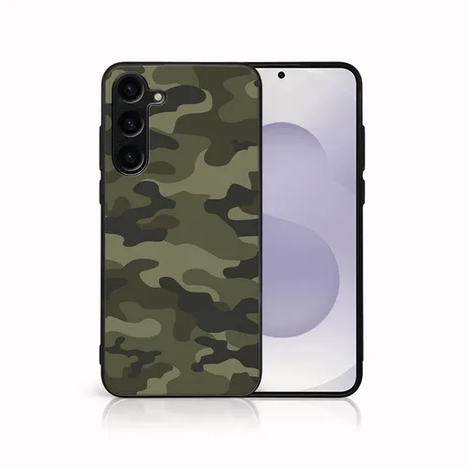 MY ART Ochranný kryt pre Samsung Galaxy S25 Plus 5G GREEN CAMO (235)
