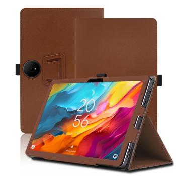 LEATHER Zaklápacie puzdro pre TCL NxtPaper 14 hnedé
