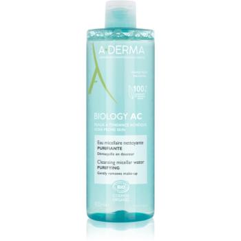 A-Derma Biology jemná čistiaca micelárna voda 400 ml