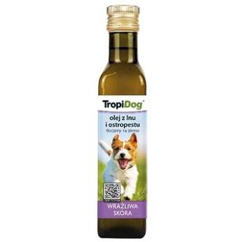 TropiDog Ľanový a pestrecový olej pre psov 250ml (5900469540428)