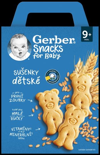 GERBER Občerstvenie detské sušienky 180 g