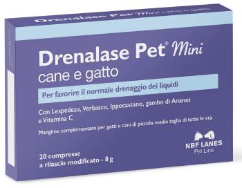 Drenalase Pet Mini tablety na odvodnenie pre malé a stredné psy a mačky 20tbl