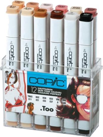 Copic Classic Fixky Skin Tones Colours 12 ks