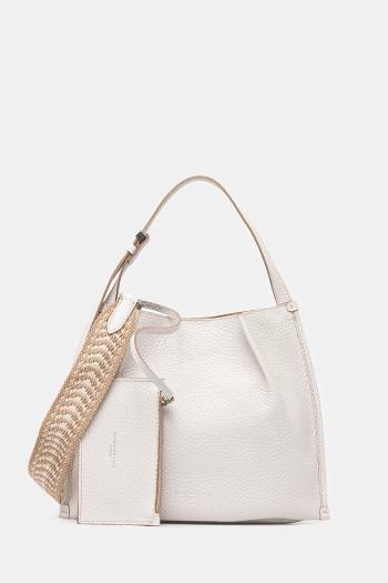 Kožená kabelka Gianni Chiarini DORY biela farba, BS 11636 RNGDBL-NAETN