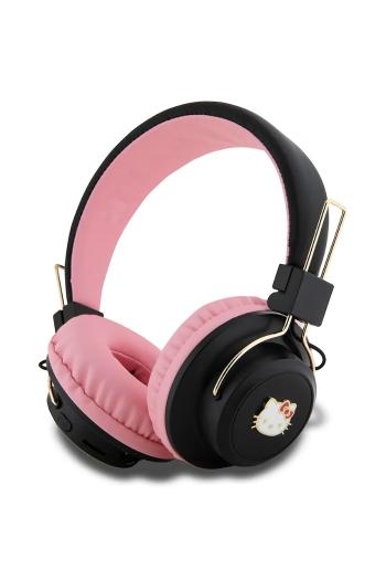 Bezdrôtové slúchadlá Hello Kitty HKBH9KHLMP čierna farba