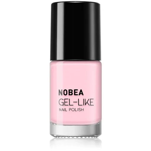 NOBEA Day-to-Day Gel-like Nail Polish lak na nechty s gélovým efektom odtieň #N68 Pink cream 6 ml
