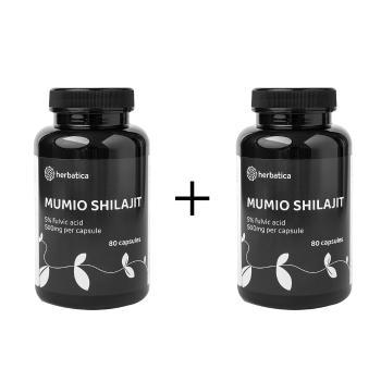 Zvýhodnený set: 2 x Shilajit - očistené mumio premium (500mg) - 80 kapsúl - Herbatica
