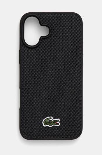 Puzdro na mobil Lacoste iPhone 16 Plus 6.7 čierna farba, LCHMP16MPVCK