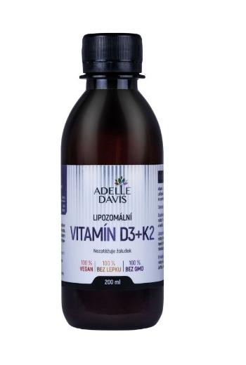 Adelle Davis Lipozomální vitamín D3 + K2 200 ml