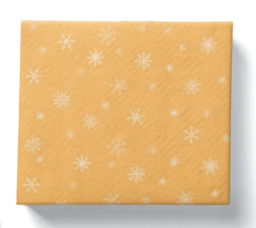 PROCOS Papierové vianočné obrúsky 33x33cm 3vrstvové zlaté 20ks