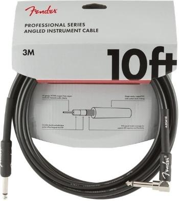 Fender Professional Series 3 m Rovný - Zalomený Nástrojový kábel
