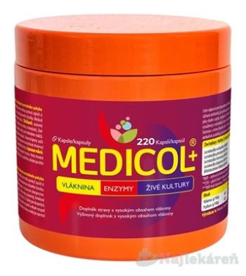 MEDICOL Plus - vláknina, enzýmy, živé kultúry 220cps