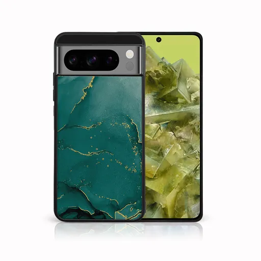 MY ART Ochranný kryt pre Google Pixel 8 Pro GREEN MARBLE (145)