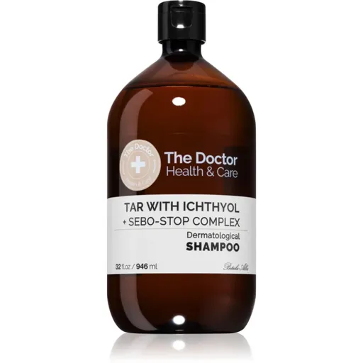 The Doctor Tar with Ichthyol + Sebo-Stop Complex šampón na seboroickú dermatitídu a závažné stavy lupín 946 ml