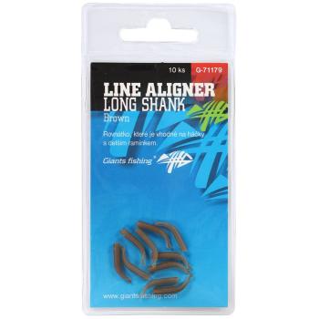 Giants Fishing Rovnátka na háček Line Aligner Long Shank Large Brown (Hook 2-6) 10ks,Giants Fishing Rovnátka na háček Line Aligner Long Shank Large Br
