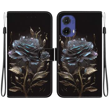 ART Peňaženkový kryt pre Motorola Moto G85 5G BLACK ROSE