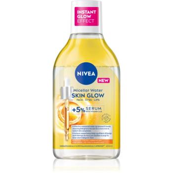 NIVEA Micellar Skin Glow čistiaca micelárna voda pre rozjasnenie pleti 400 ml