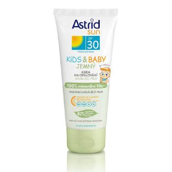 Astrid Jemný krém na opaľovanie pre deti OF 30 Sun Kids & Baby 100% minerálna filter 100 ml