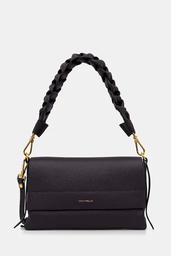 Kožená kabelka Coccinelle BOHEME GRANA DOUBLE