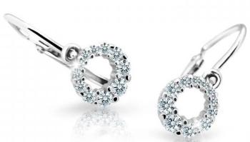 Cutie Diamonds Trblietavé detské náušnice z bieleho zlata s briliantmi DC2154-10-00-X-2
