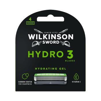 Wilkinson Sword Náhradná hlavica Hydro 3 Black Edition 4 ks