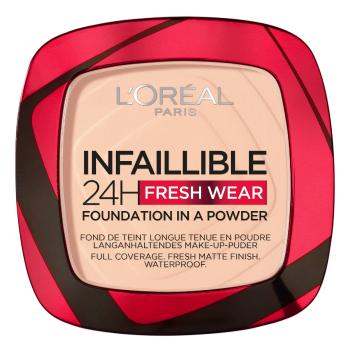 L'ORÉAL PARIS Infaillible 24H Fresh Wear make-up-púder 180 Rose Sand 9 g