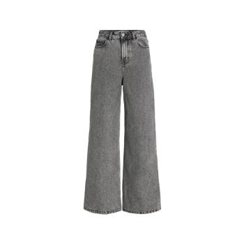 Jjxx  Noos Tokyo Wide Jeans - Grey Denim  Rovné džínsy Šedá