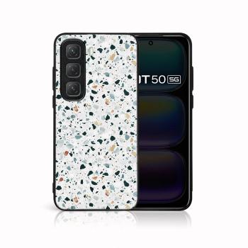 MY ART Ochranný kryt pre Infinix Hot 50 GREY TERRAZZO (163)