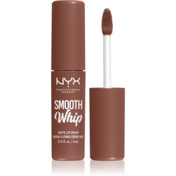 NYX Professional Makeup Smooth Whip Matte Lip Cream zamatový rúž s vyhladzujúcim efektom odtieň 24 Memory Foam 4 ml