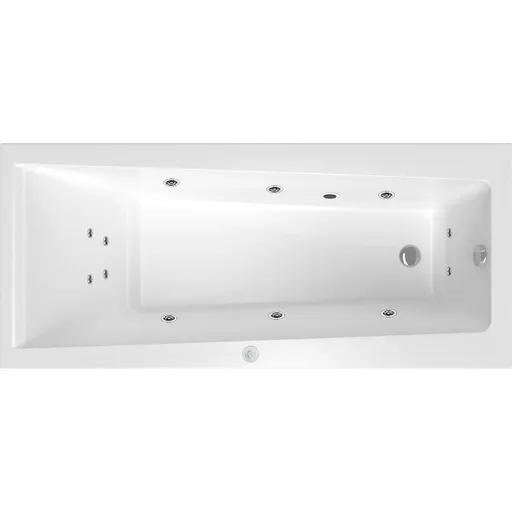 Masážna vaňa SIKO Idea Plus 150x75 cm BASIC akrylát pravá SIKOHMBID150P