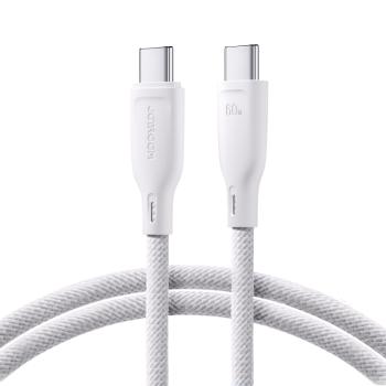 JOYROOM SA34-CC3 60W Kábel USB Typ-C / USB Typ-C 1 meter biely