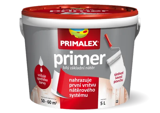 PRIMALEX PRIMER - Biela základná farba biela 5 l