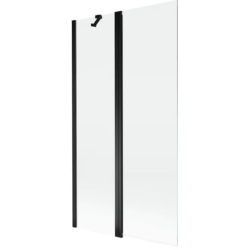 MEXEN - MIST vaňová zástena 100x150 cm 6mm f+s, čierna, číra 8A9-100-011-70-00