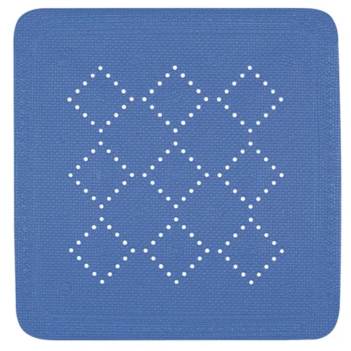 Spirella Protišmyková podložka do sprchy ALASKA, modrá, 55 x 55 cm