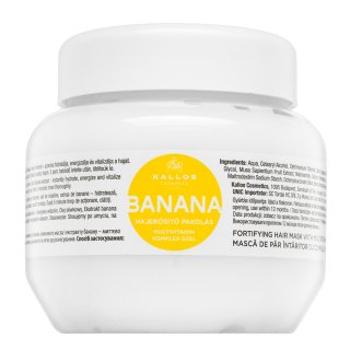Kallos Banana Fortifying Hair Mask posilňujúca maska pre oslabané vlasy 275 ml