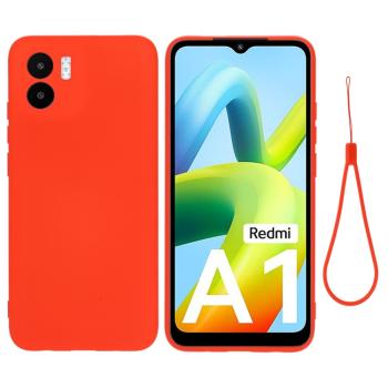 RUBBER Ochranný kryt pre Xiaomi Redmi A1 / Redmi A2 červený