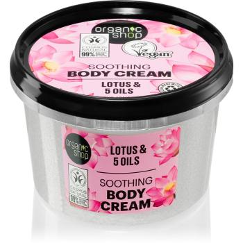 Organic Shop Organic Lotus & 5 Oils crema de corp 250 ml