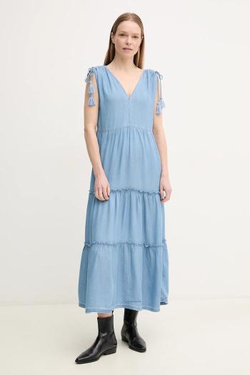Šaty Pepe Jeans EFFIE maxi, áčkový strih, PL953664