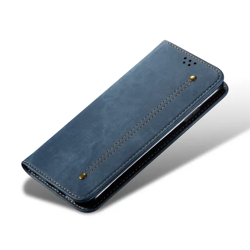 DENIM Peňaženkový kryt pre Motorola Moto G35 5G modrý
