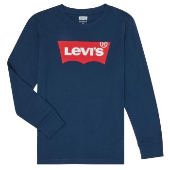 Levis  BATWING TEE LS  Tričká s dlhým rukávom Modrá