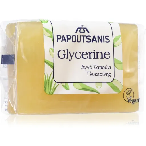 PAPOUTSANIS Glycerine Green tuhé mydlo na telo 125 g