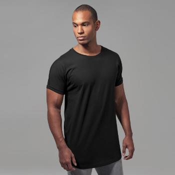 Urban Classics Long Shaped Turnup Tee black - S