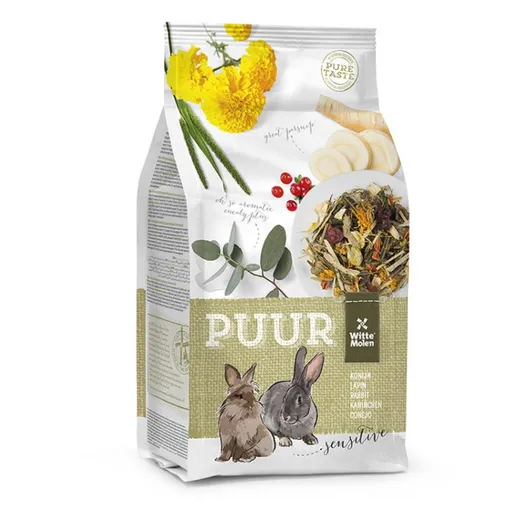 WITTE MOLEN Puur rabbit sensitive krmivo pre citlivé králiky 3 kg