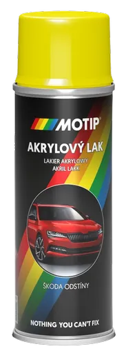 AUTOSPREJ ŠKODA - Farba na auto v spreji AC6200 - chrómová žltá 0,2 L