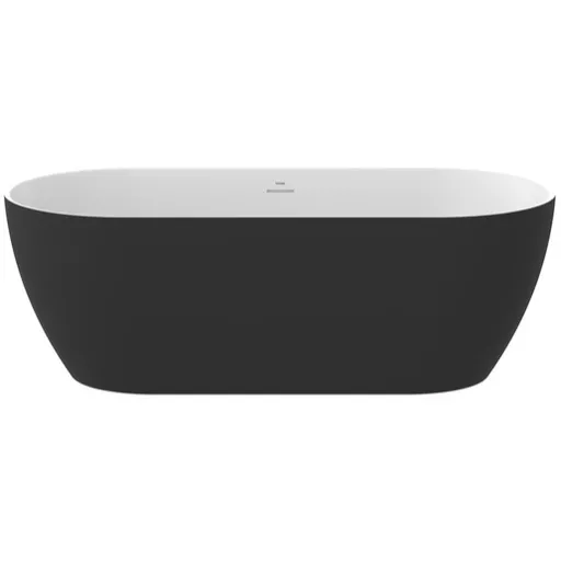 Ravak Freedom O Tec voľne stojaca vaňa 170x77 cm akrylát ľavá aj pravá čierna / biela CD51700000