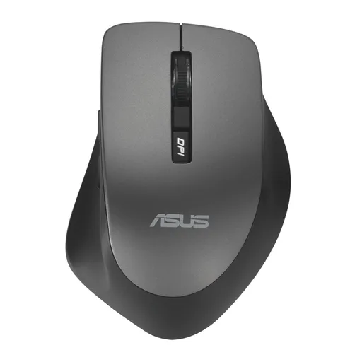 ASUS WT425/Ergonomická/Optická/Pre pravákov/1 600 DPI/Bezdrôtové USB/Šedá