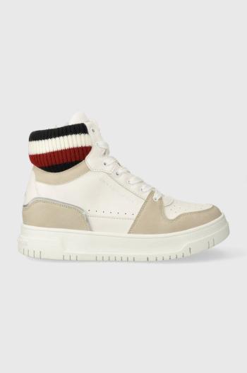 Detské tenisky Tommy Hilfiger biela farba